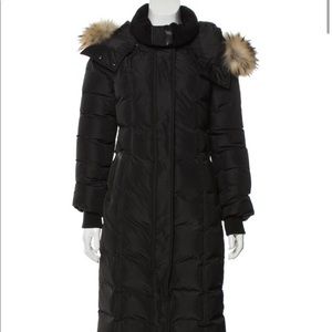 Mackage Full Length Down coat with Real Fur Hood